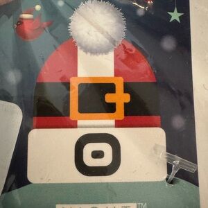 Santa hat beanie with light